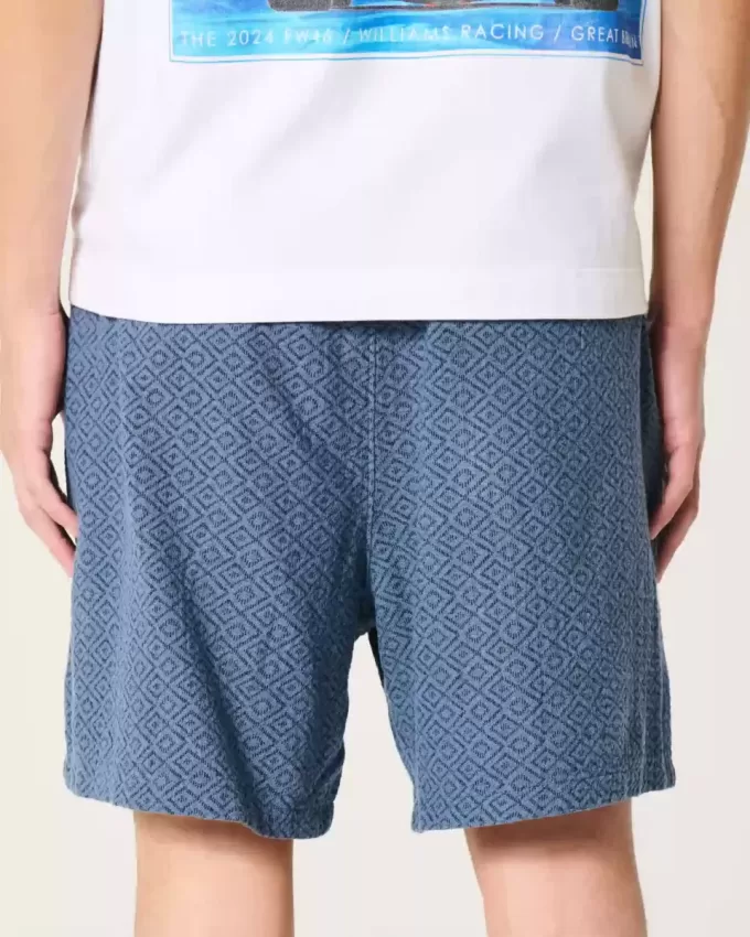Linen-Blend Pull-On Shorts