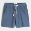 Linen-Blend Pull-On Shorts