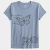 London Butterfly Graphic Baby Tee