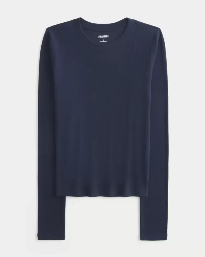 Long-Sleeve Crew Top