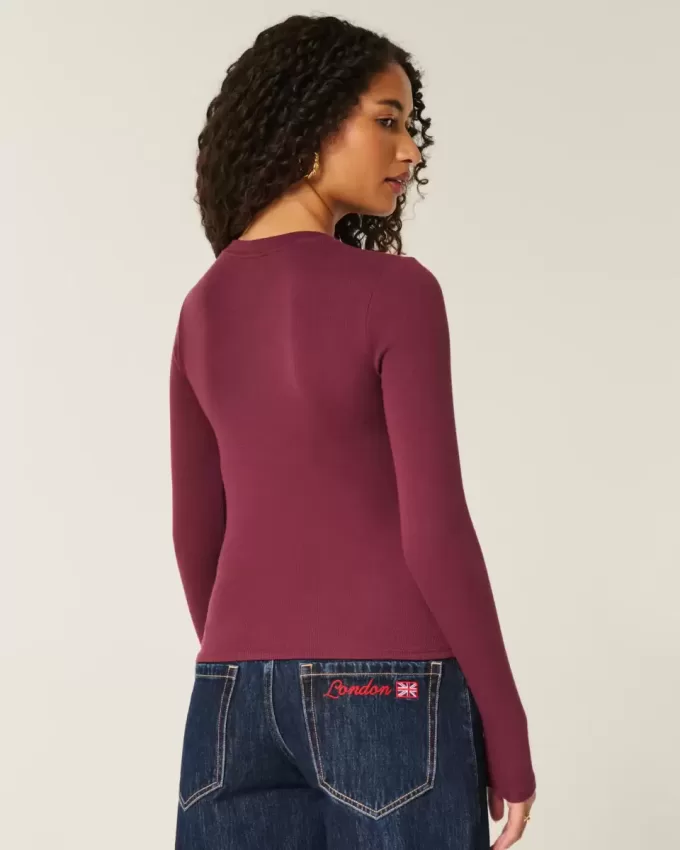 Long-Sleeve Crew Top