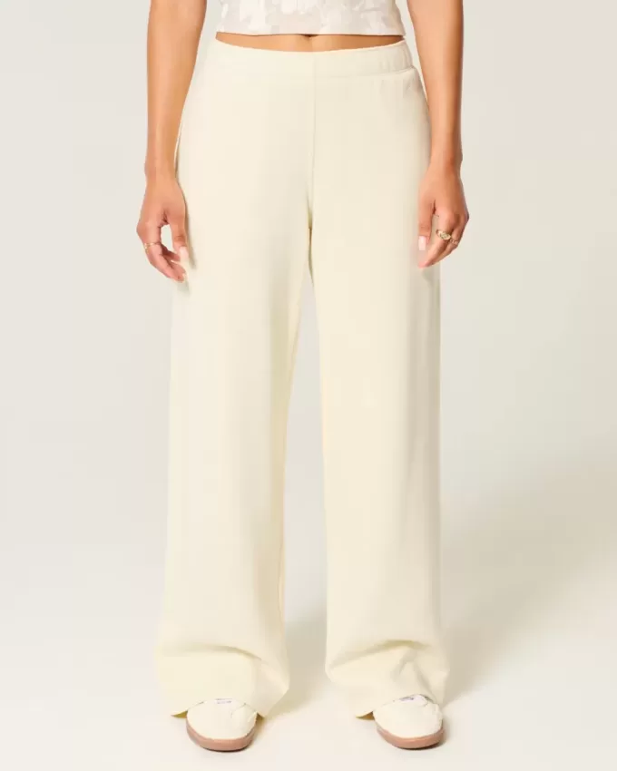 Love You Graphic Wide-Leg Sweatpants