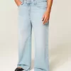 Low-Rise Distressed Baggy Jeans