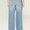 Low-Rise Medium Wash Baggy Jeans