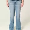 Low-Rise Medium Wash Bootcut Jeans