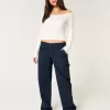 Low-Rise Tapered Baggy Carpenter Pants