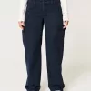 Low-Rise Tapered Baggy Carpenter Pants