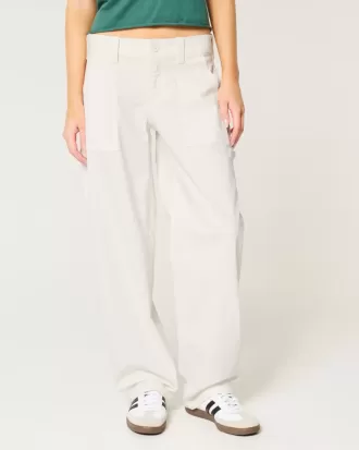 Low-Rise Tapered Baggy Carpenter Pants