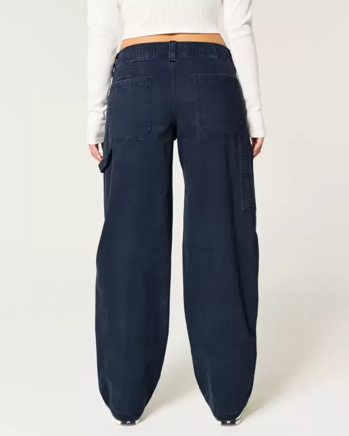 Low-Rise Tapered Baggy Carpenter Pants