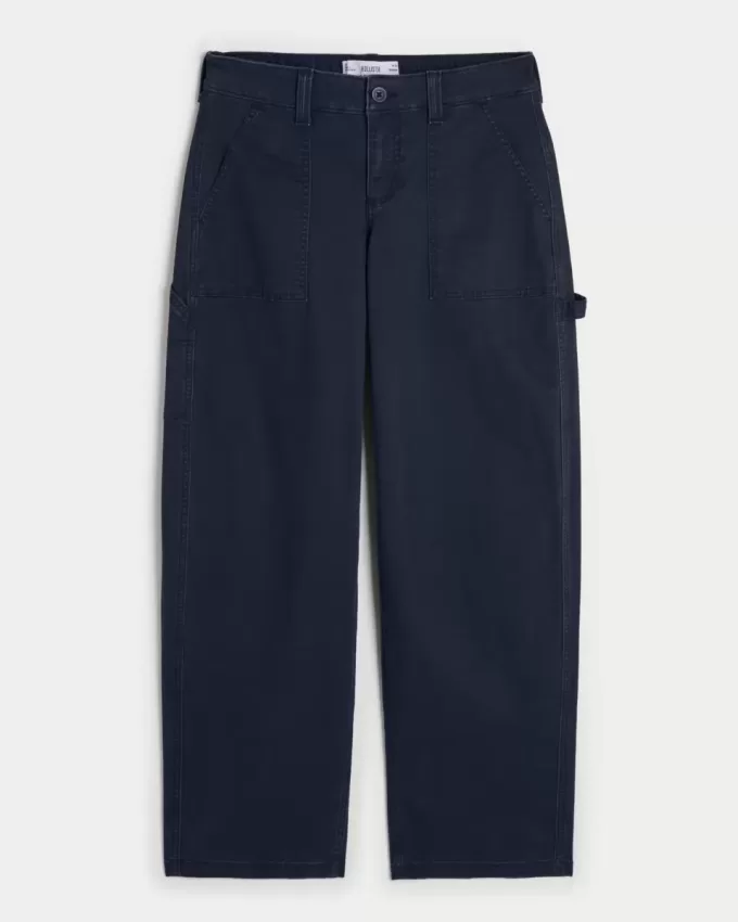 Low-Rise Tapered Baggy Carpenter Pants