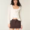 Low-Rise Twill Mini Skort