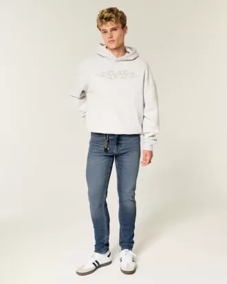 Medium Wash Athletic Skinny Jeans