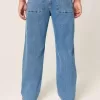 Medium Wash Baggy Jeans