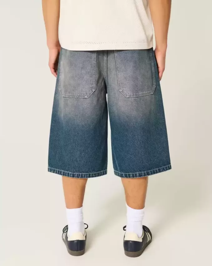 Medium Wash Denim Half Pants