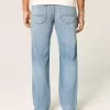 Medium Wash Straight Jeans