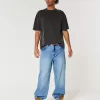 Medium Wash Super Baggy Jeans