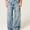 Medium Wash Super Baggy Jeans