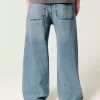 Medium Wash Super Baggy Jeans