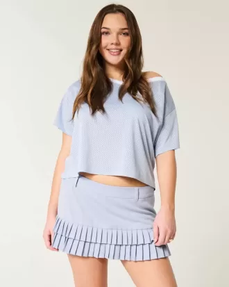 Micro-Pleat Mini Skort