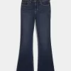 Mid-Rise Dark Wash Bootcut Jeans