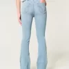 Mid-Rise Light Wash Bootcut Jeans