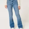 Mid-Rise Medium Wash Bootcut Jeans