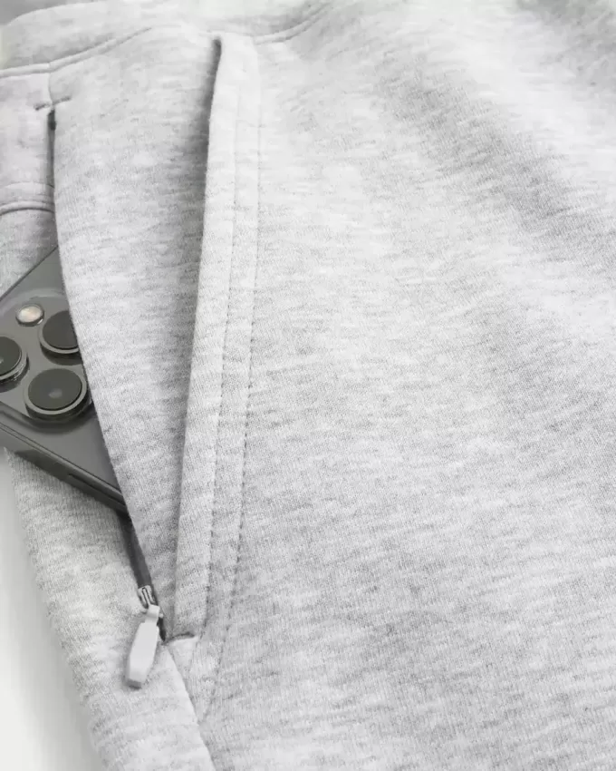 Mid-Thigh Cooling Fleece Shorts