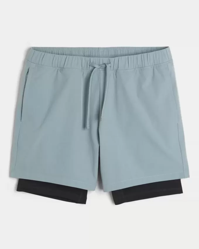 Mid-Thigh Hybrid Active Shorts