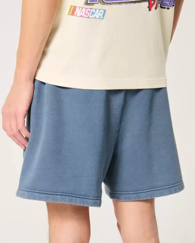 Mid-Thigh Loose Fleece Shorts