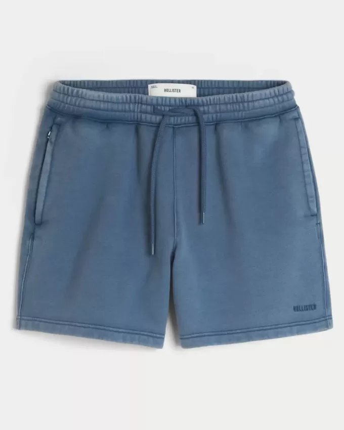 Mid-Thigh Loose Fleece Shorts