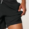Mid-Thigh Seersucker Volley Swim Trunks