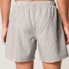 Mid-Thigh Seersucker Volley Swim Trunks