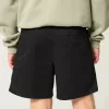 Mid-Thigh Twill Pull-On Shorts