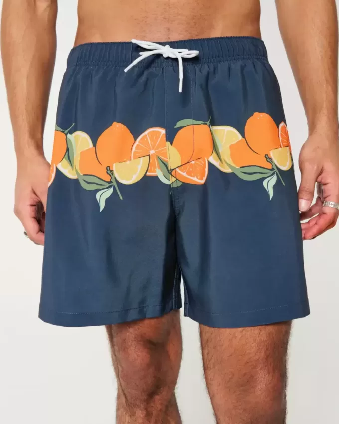 Mid-Thigh Volley Swim Trunks