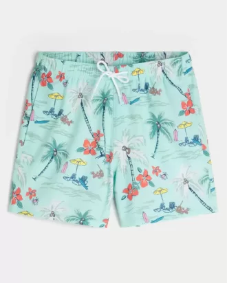Mid-Thigh Volley Swim Trunks