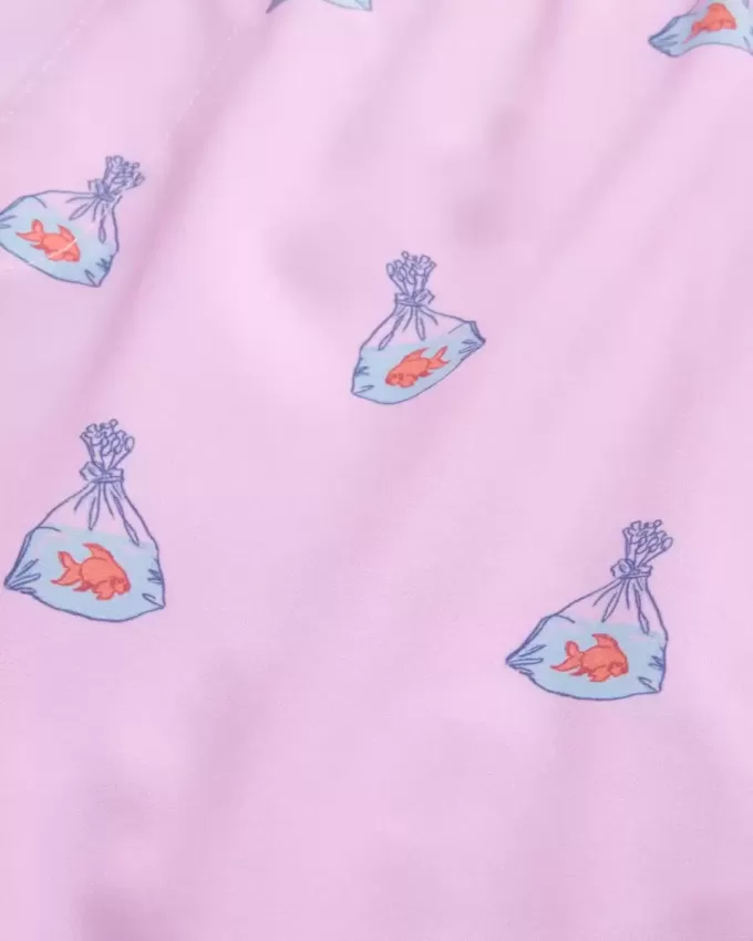 Mid-Thigh Volley Swim Trunks