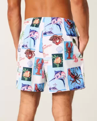 Mid-Thigh Volley Swim Trunks