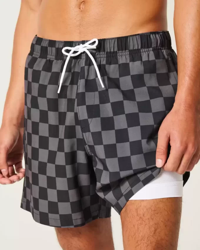 Mid-Thigh Volley Swim Trunks