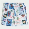 Mid-Thigh Volley Swim Trunks