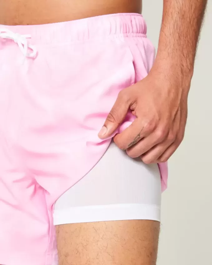 Mid-Thigh Volley Swim Trunks