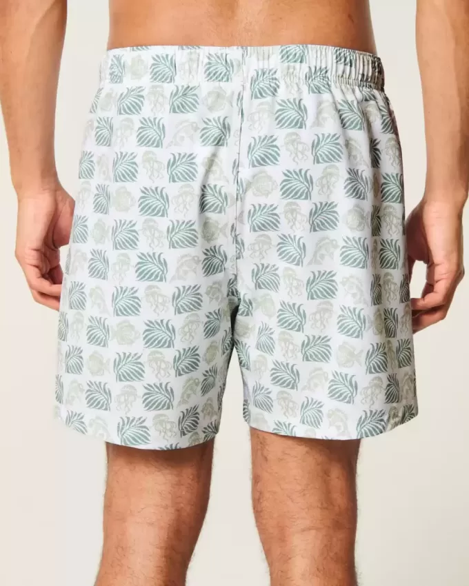 Mid-Thigh Volley Swim Trunks