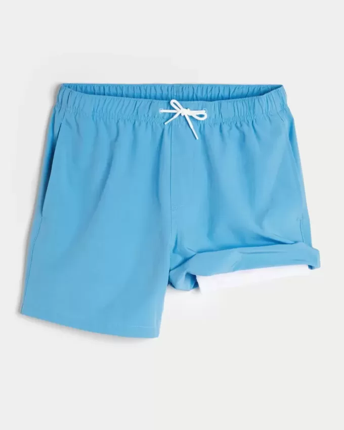 Mid-Thigh Volley Swim Trunks