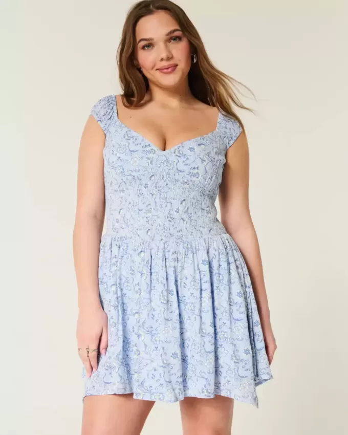 Off-the-Shoulder Asymmetrical Hem Mini Dress