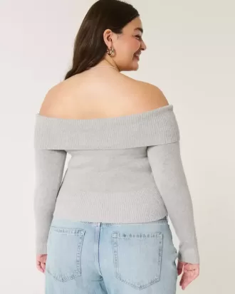 Off-the-Shoulder Sweater