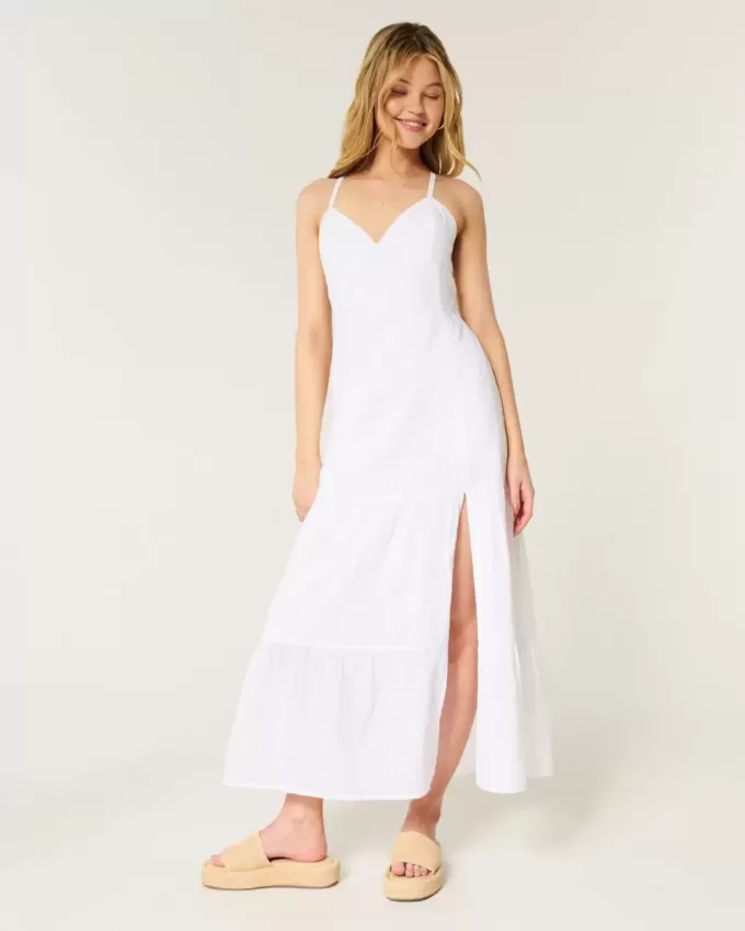 Open Back Maxi Dress