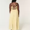 Open Back Maxi Dress