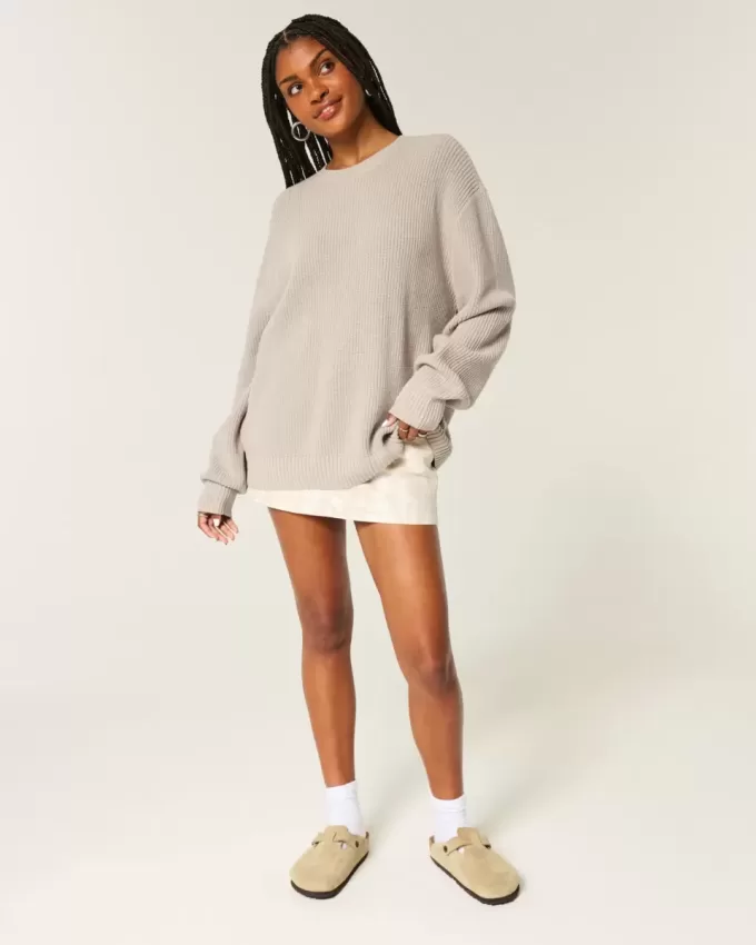 Oversized Crew Sweater