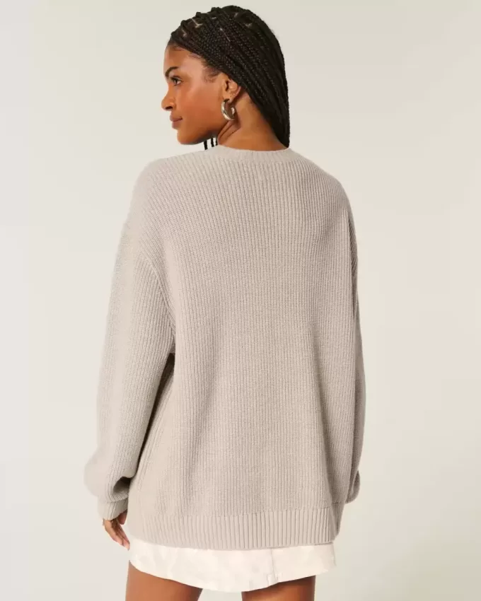 Oversized Crew Sweater