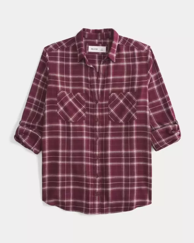 Oversized Flannel Shirt