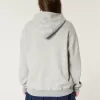 Oversized Football Graphic Hoodie